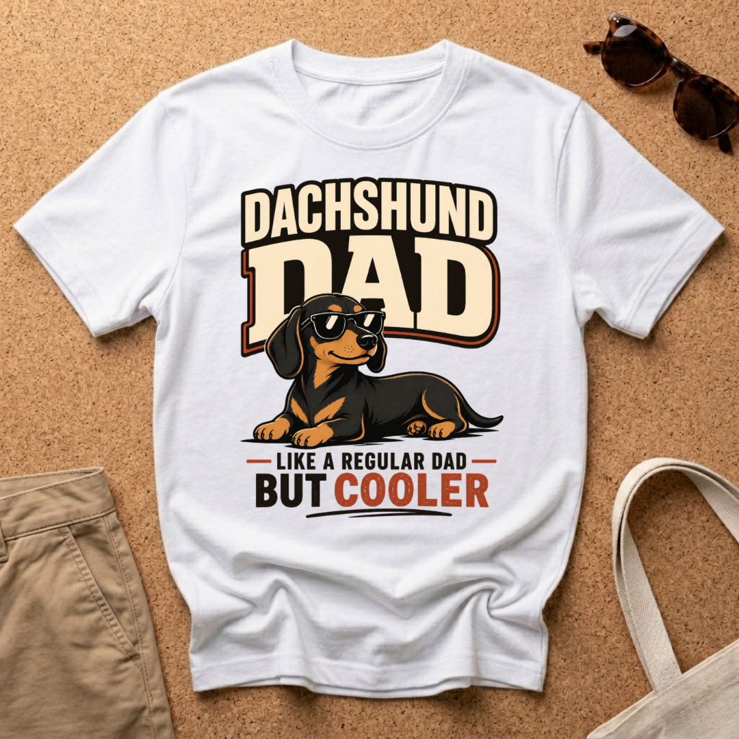 Cool Dachshund Dad T-Shirt