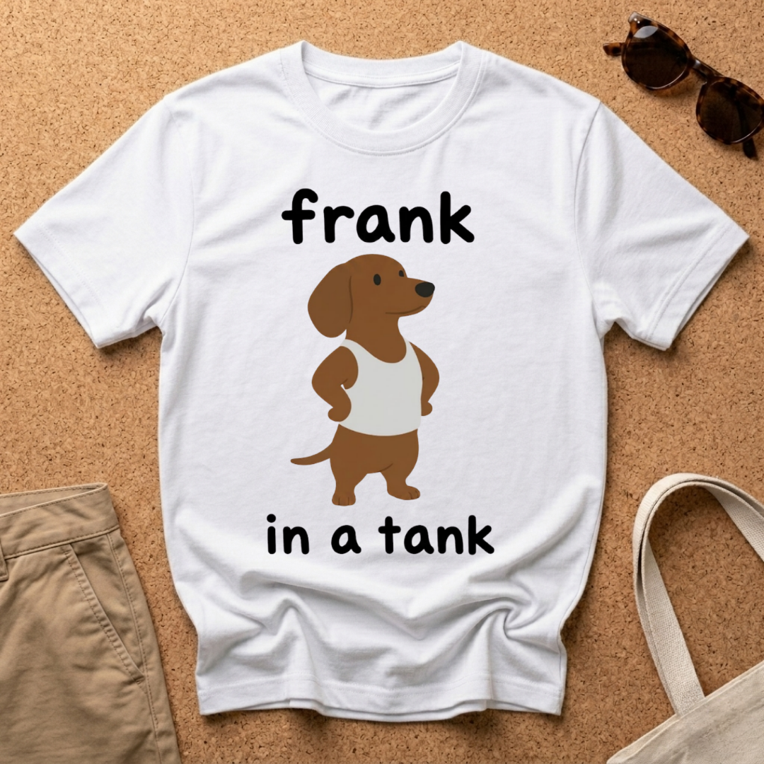 Frank in a Tank T-Shirt