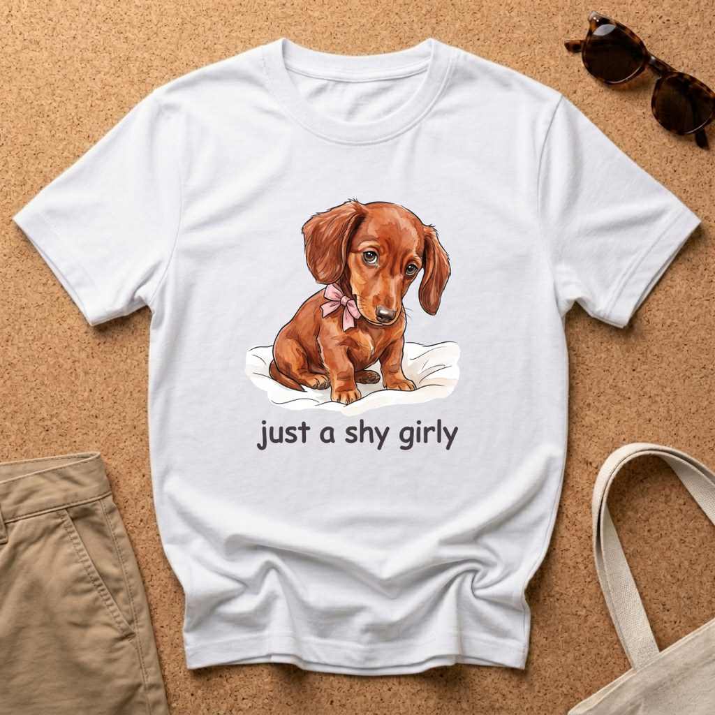 A Shy Girly T-Shirt