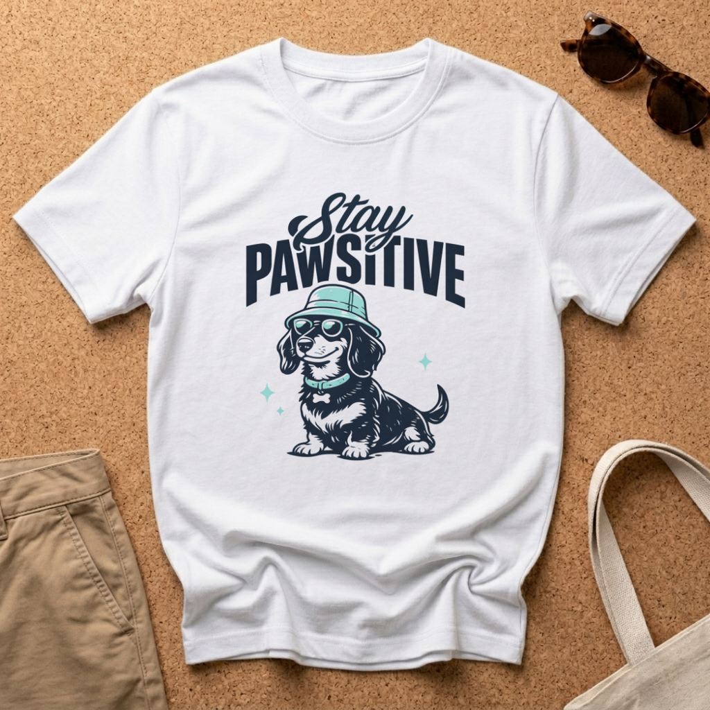 Stay Pawsitive T-Shirt
