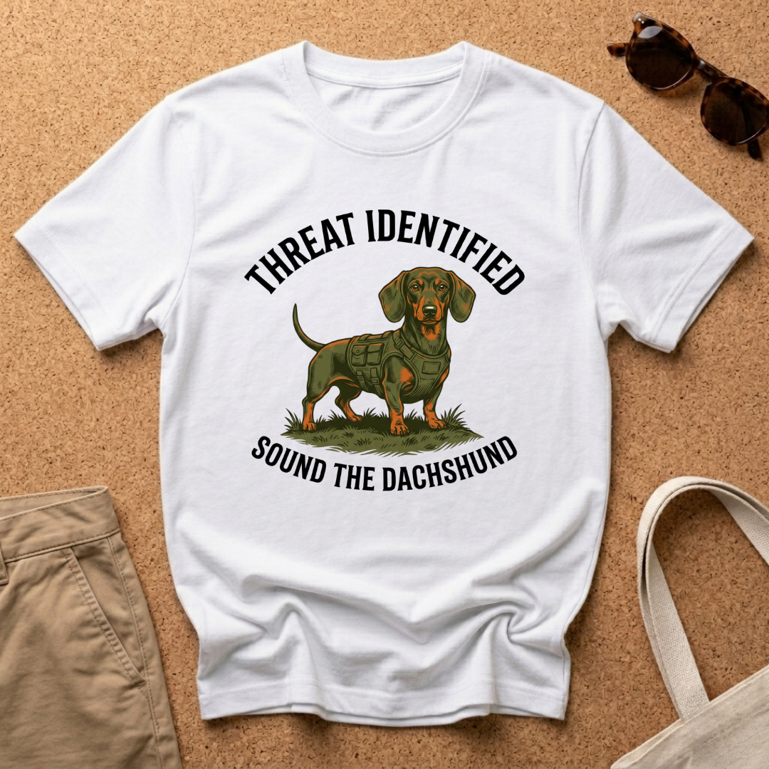 Threat Sound Dachshund T-Shirt
