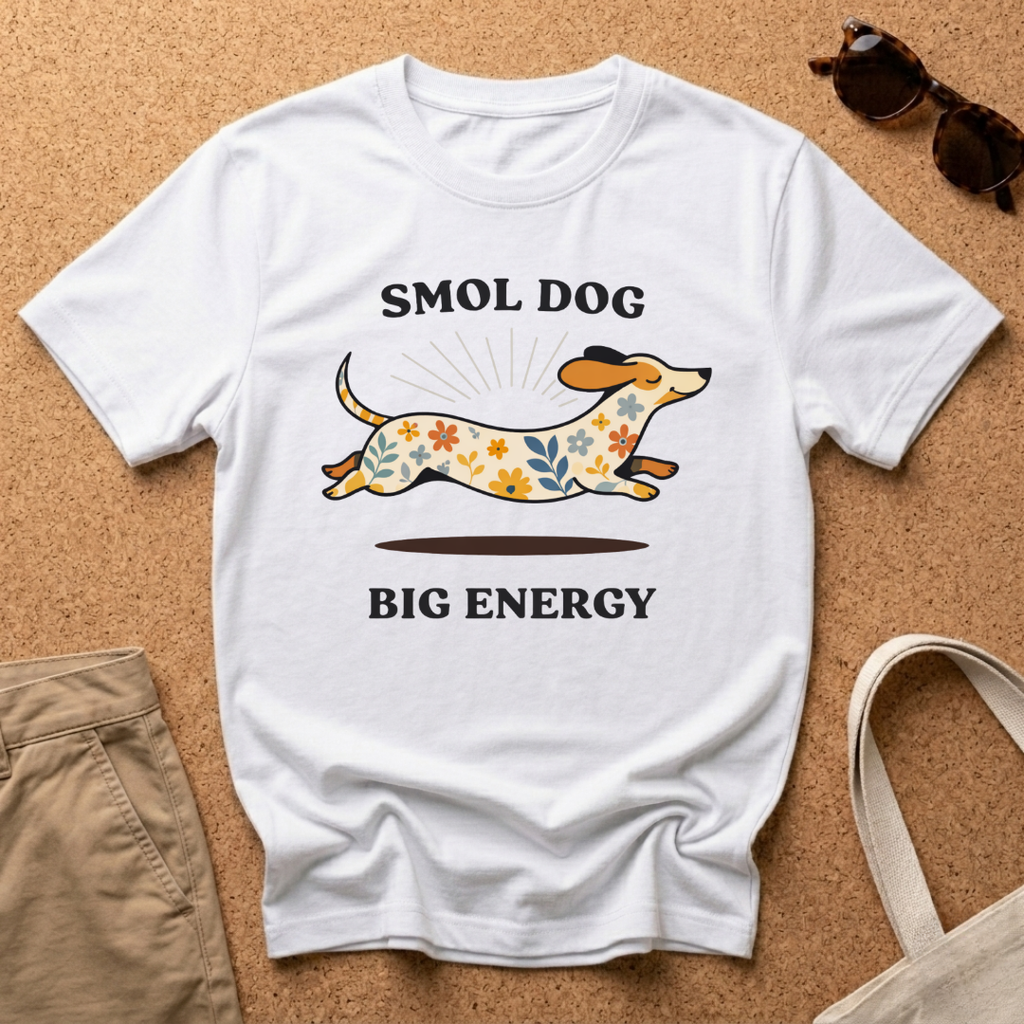 Smol Dog Big Energy V2 T-Shirt