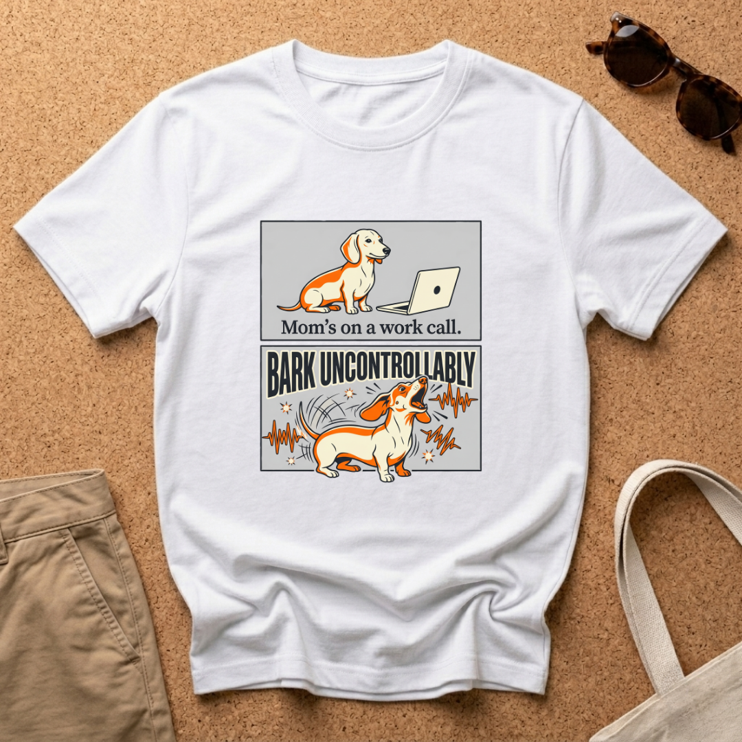 Work Call Comic Strip T-Shirt