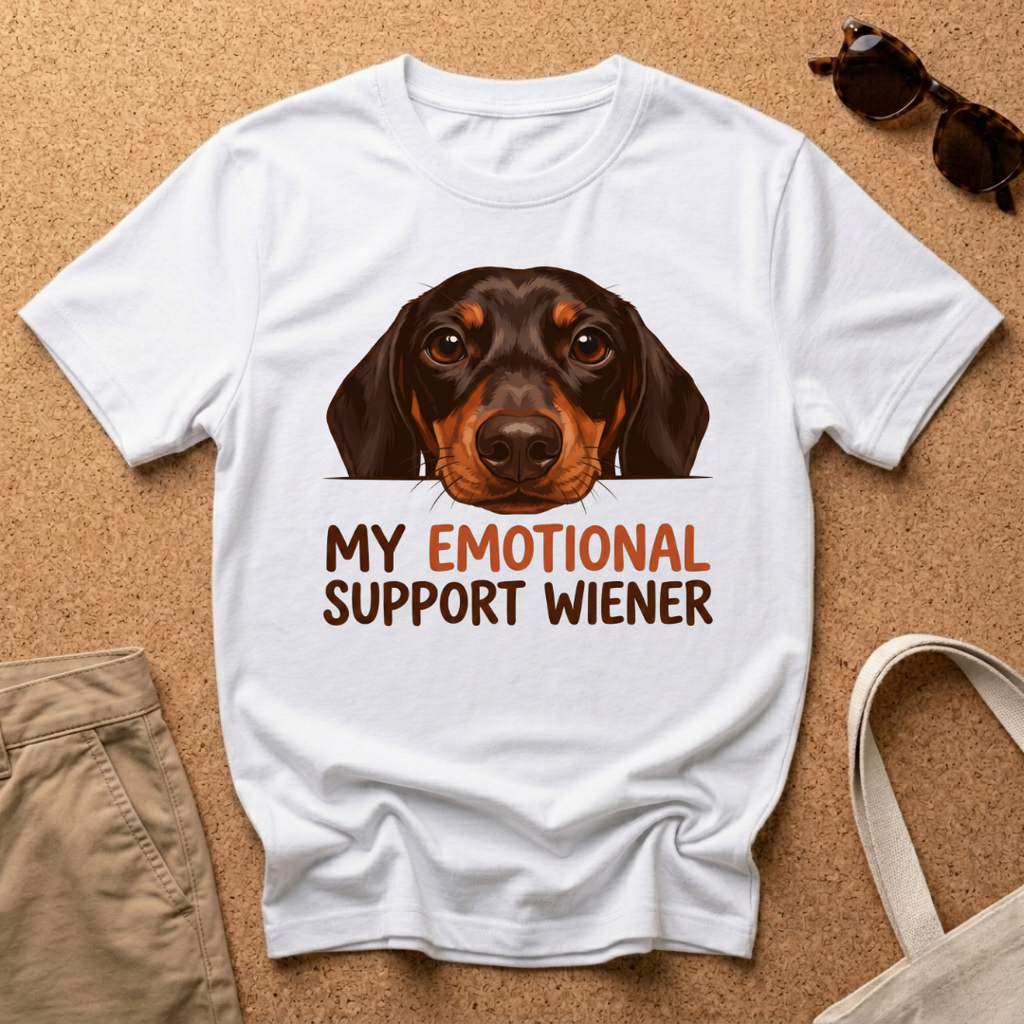 Emotional Support Wiener T-Shirt