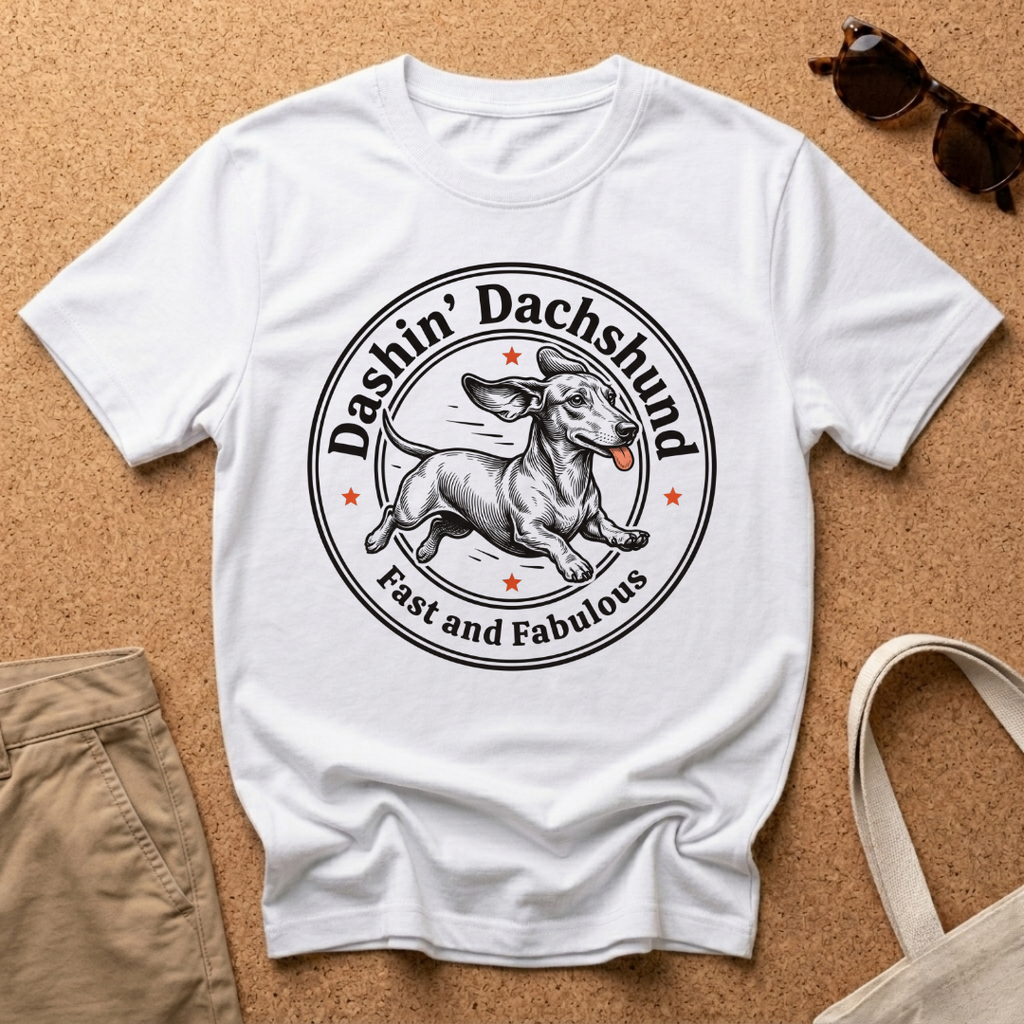 Dashin Dachshund T-Shirt