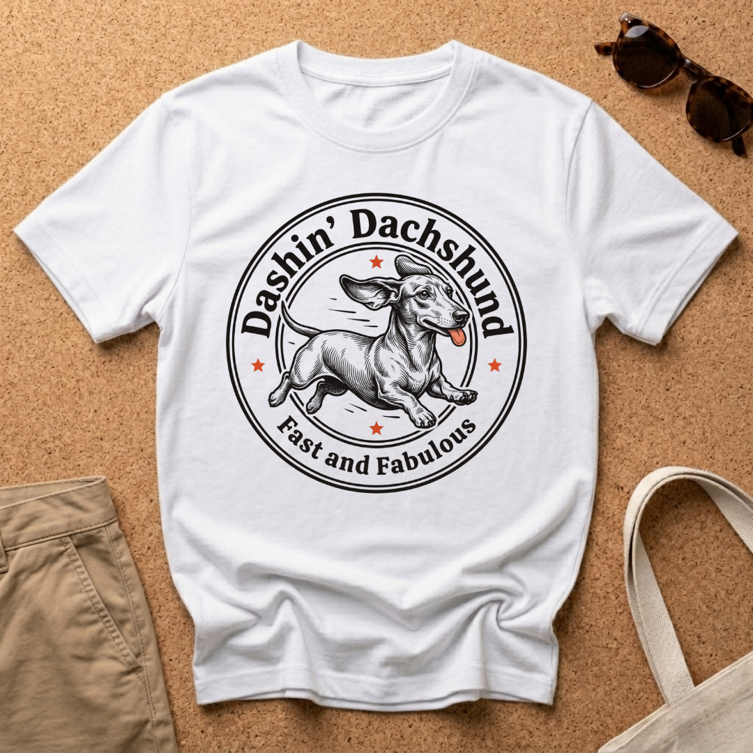 Dashin Dachshund T-Shirt