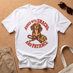 Armed With Snacks T-Shirt - White