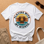 Playing With My Wiener Retro T-Shirt
