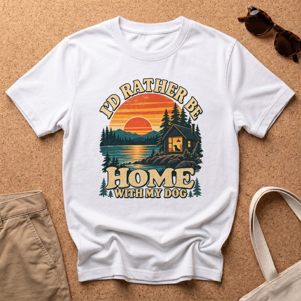 Rather Be Home T-Shirt - White