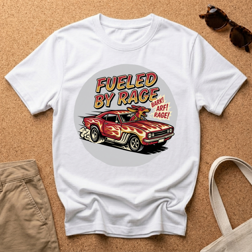 Fueled By Rage and Hotwheels T-Shirt
