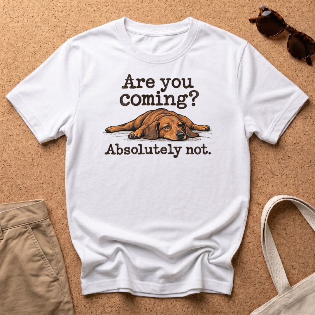 Are You Coming T-Shirt - White