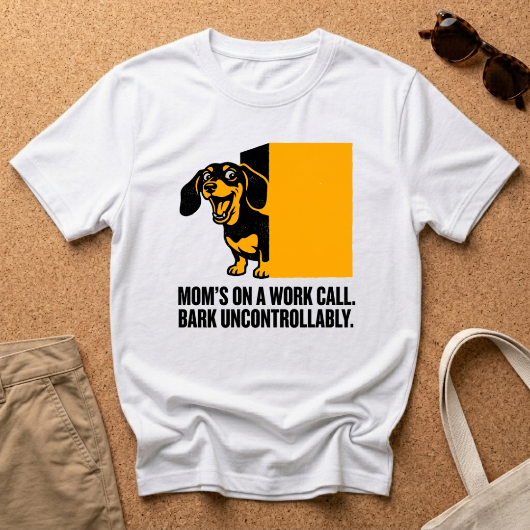 Orange Block Bark T-Shirt