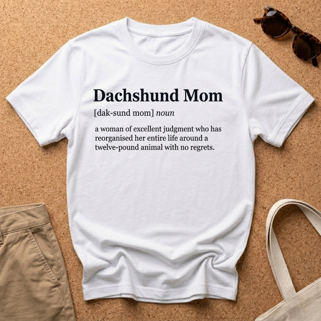 Dachshund Mom Translation T-Shirt