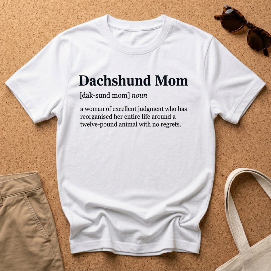 Dachshund Mom Translation T-Shirt