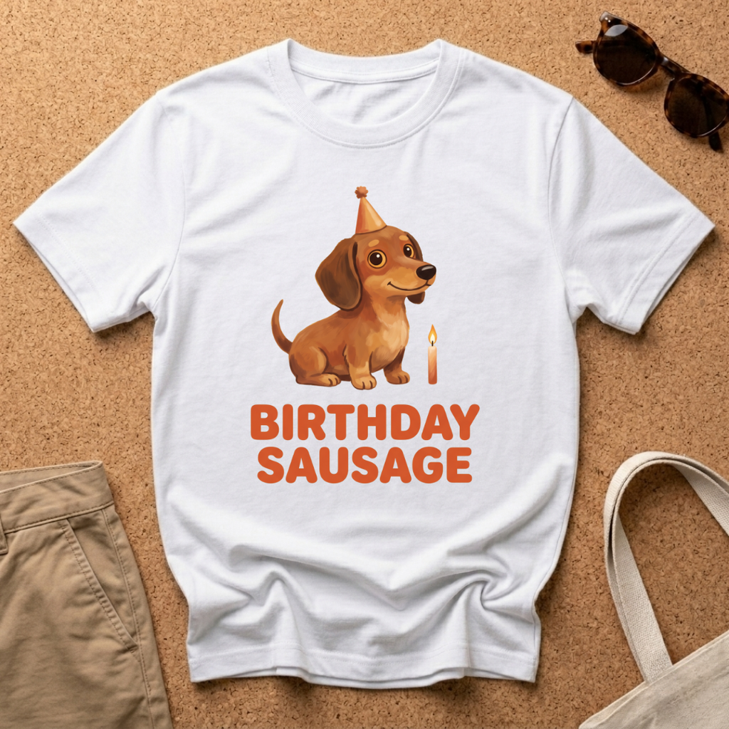 Birthday Sausage Cute T-Shirt