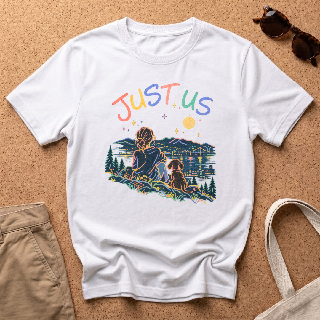 Just Us Two T-Shirt - White