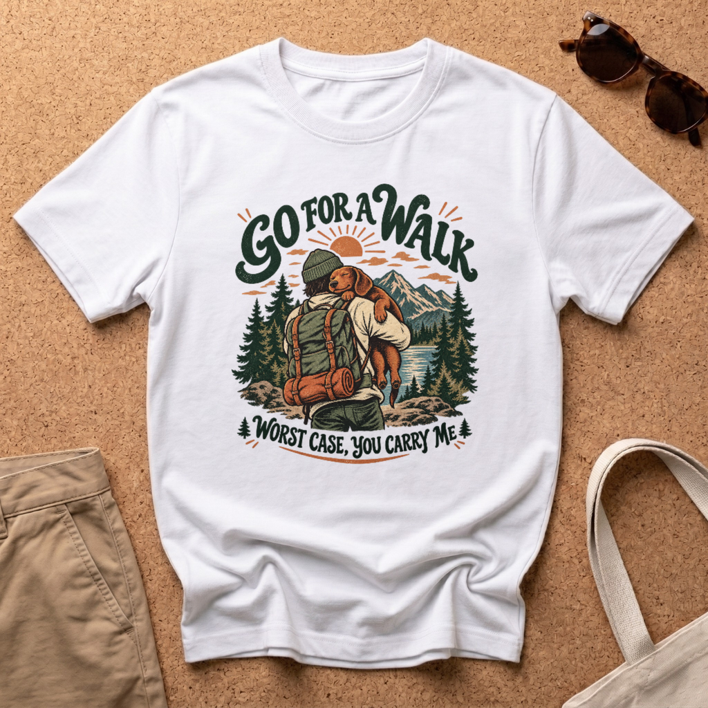 Go For Walk T-Shirt - White