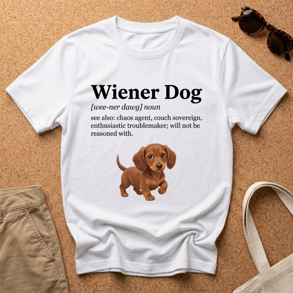 Wiener Dog Cuddly T-Shirt