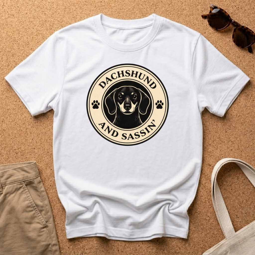 Dachshund and Sassin' T-Shirt