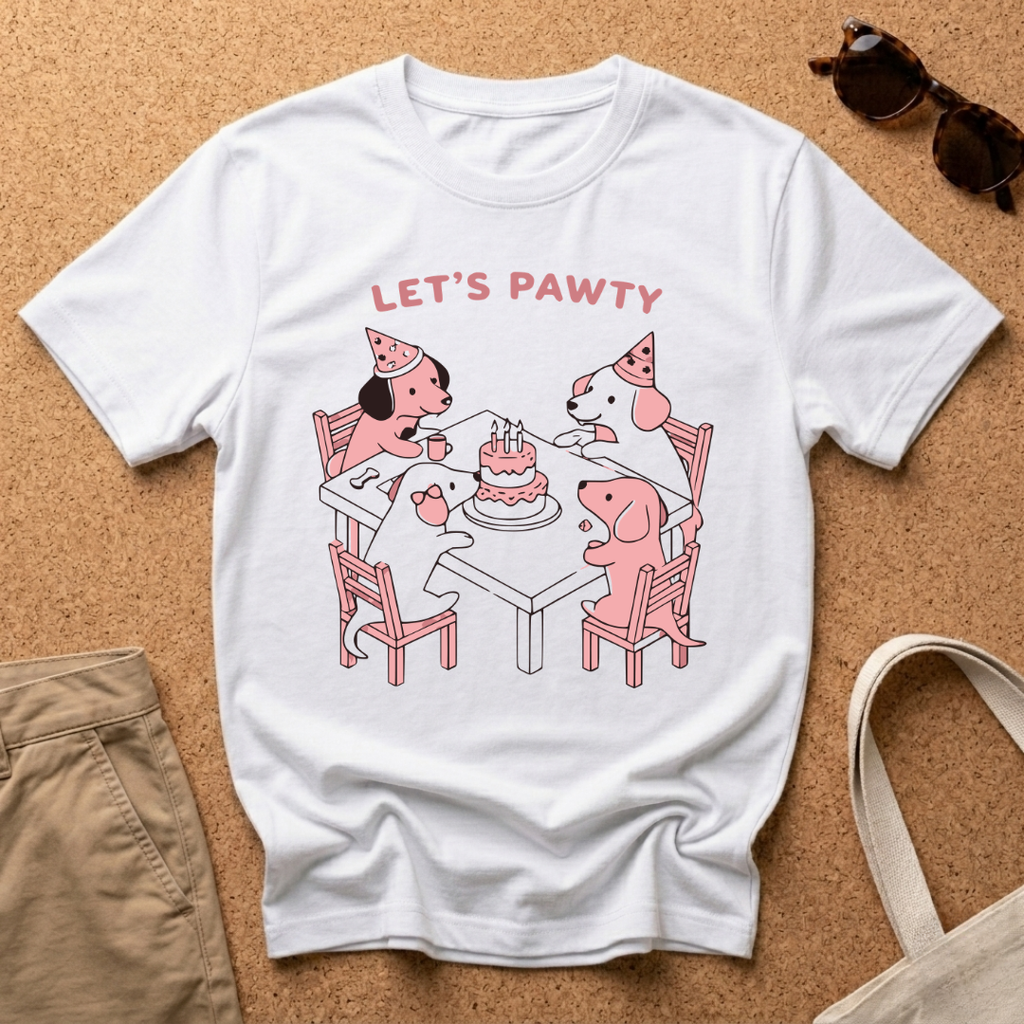 Let's Pawty T-Shirt