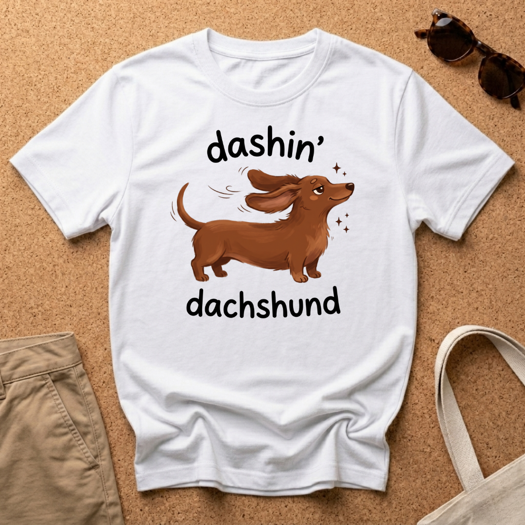 Dashin Dachshund T-Shirt