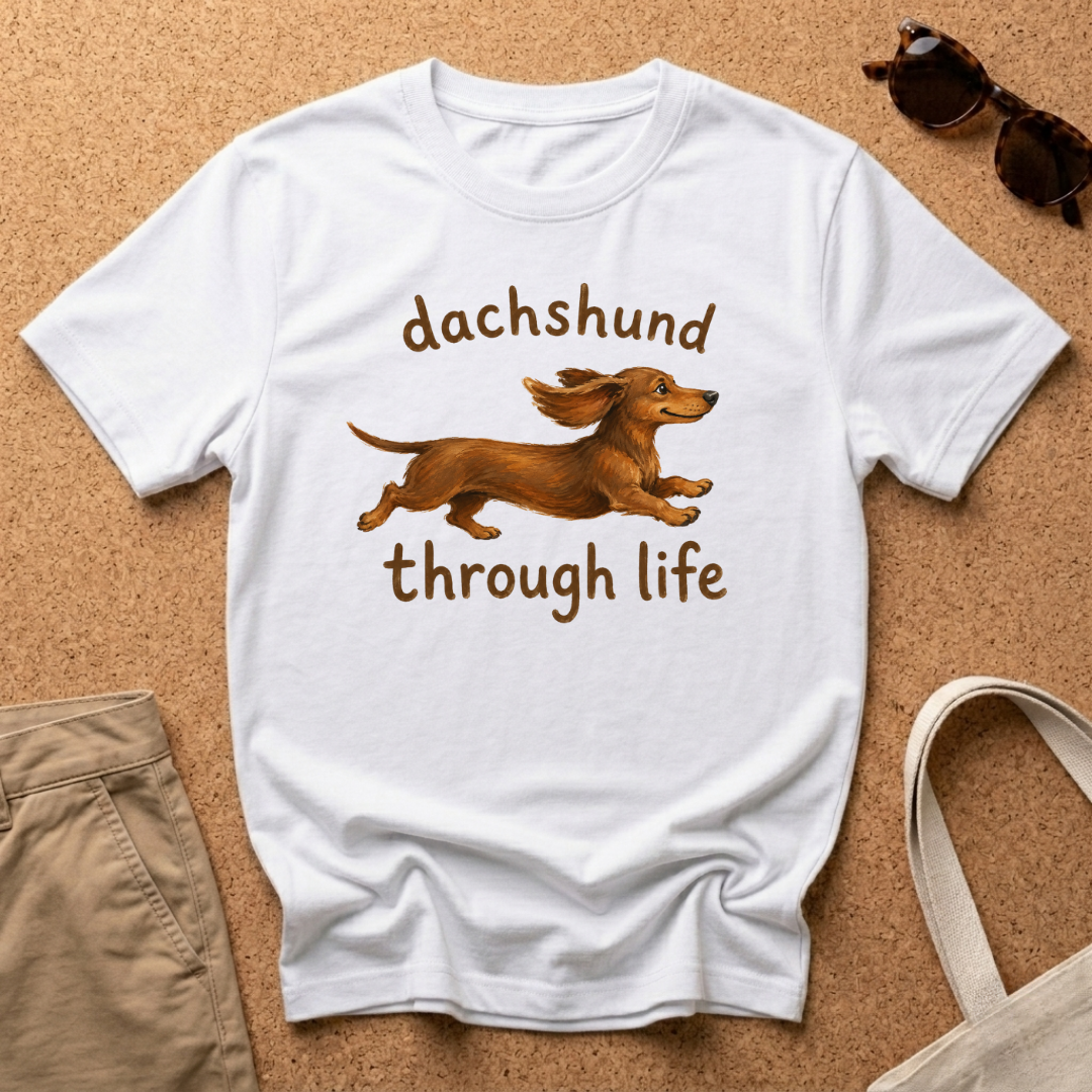 Dachshund Through Life T-Shirt