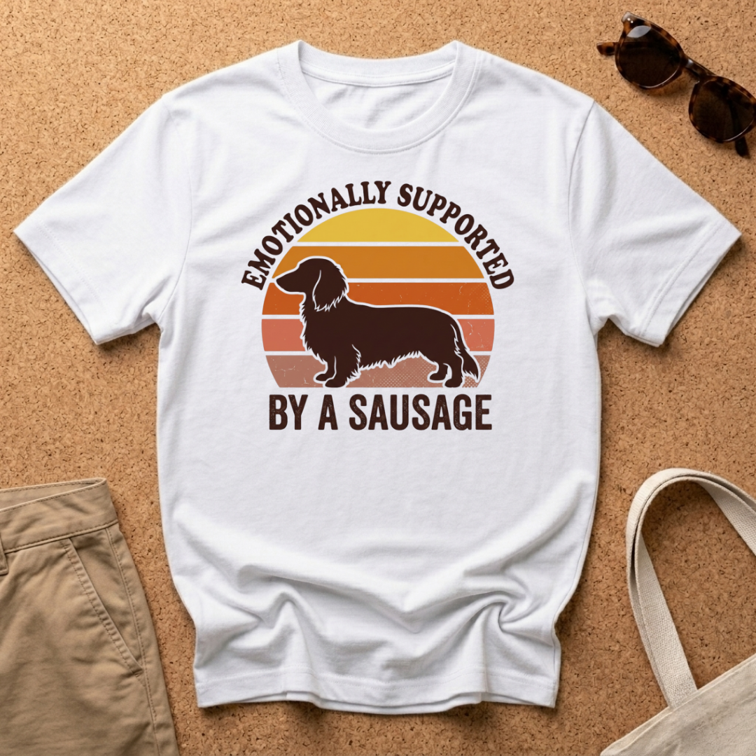 Emotionally Supported Retro T-Shirt