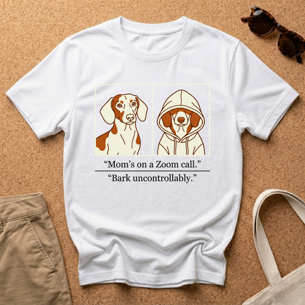 Zoom Call Then Bark T-Shirt