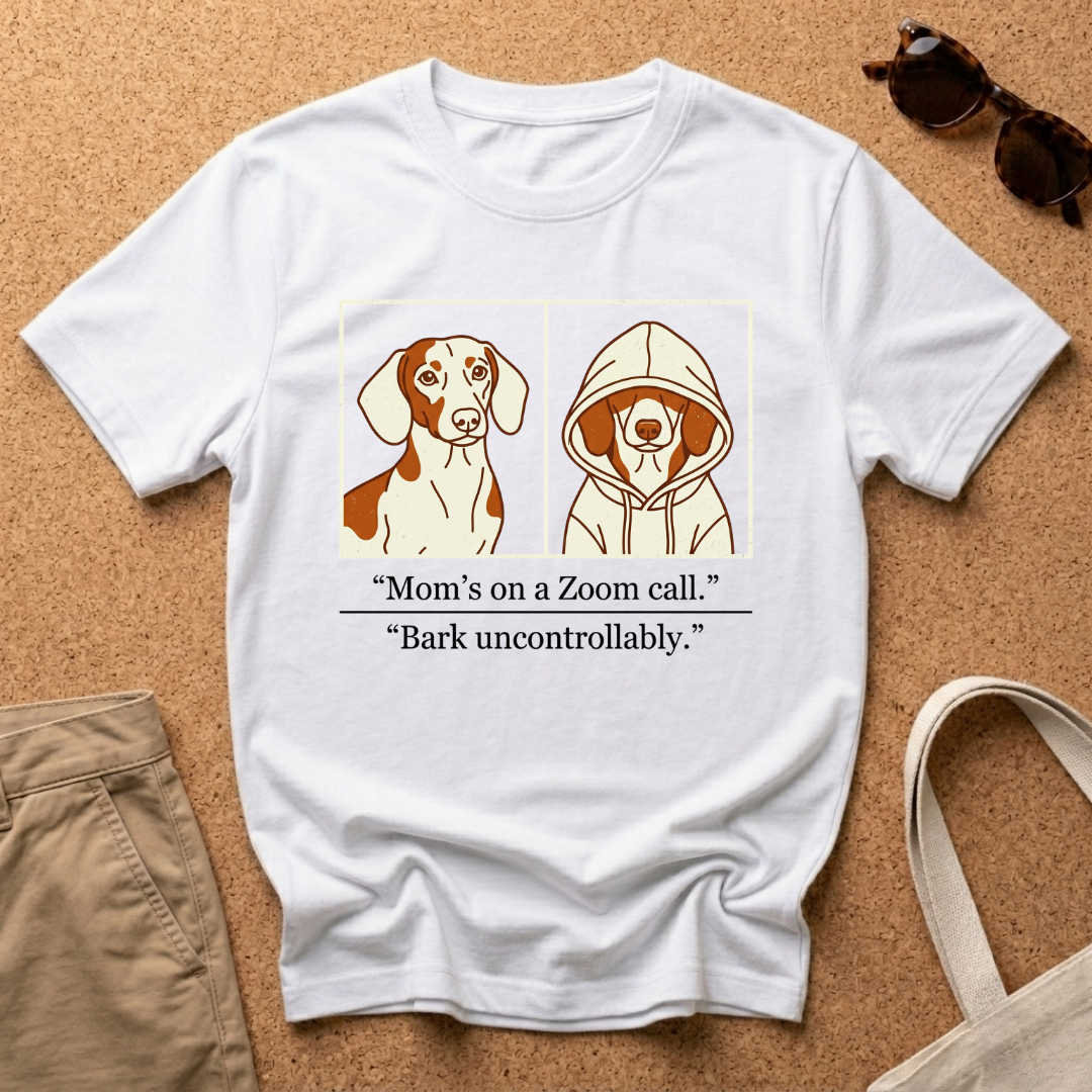 Zoom Call Then Bark T-Shirt