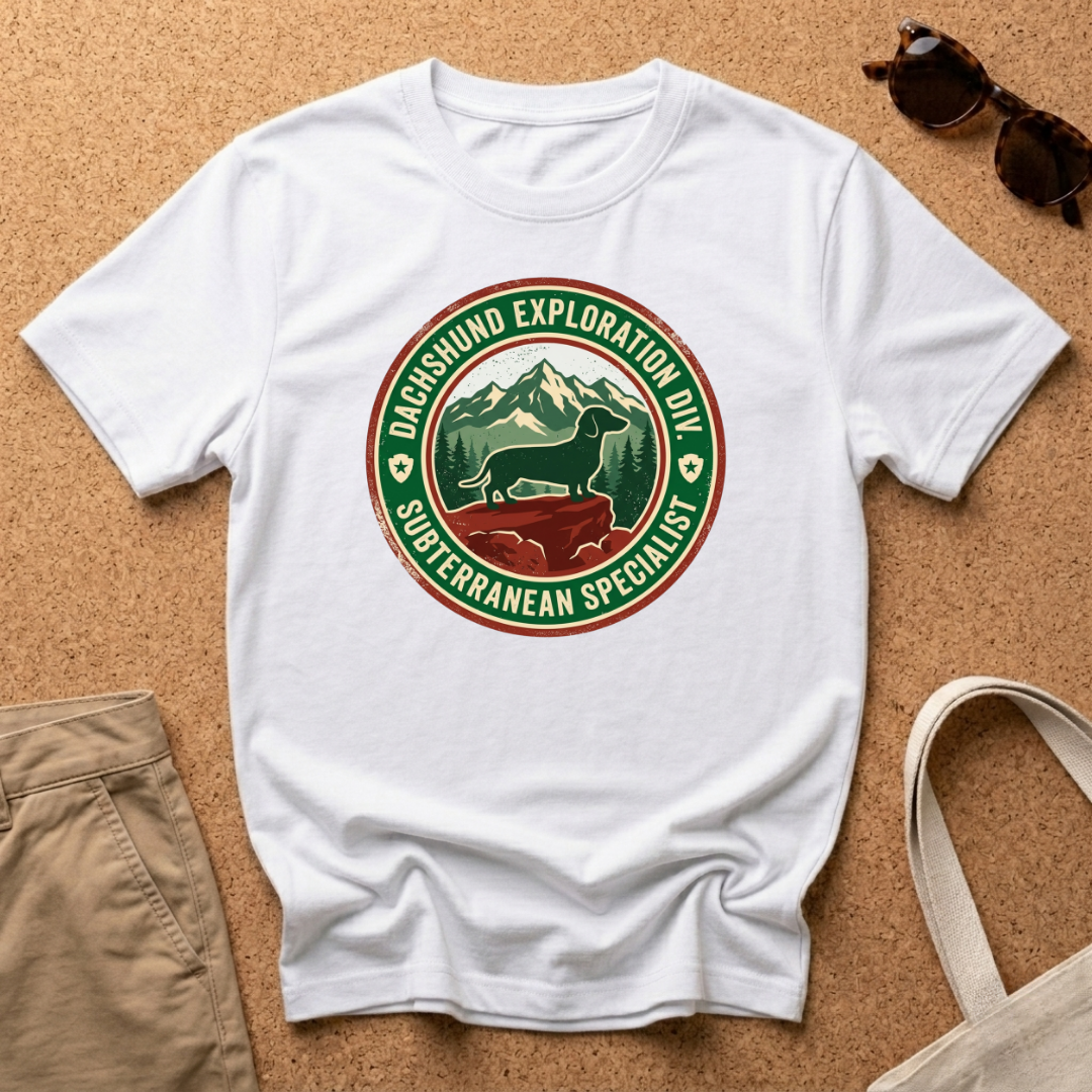 Dachshund Exploration Division T-Shirt
