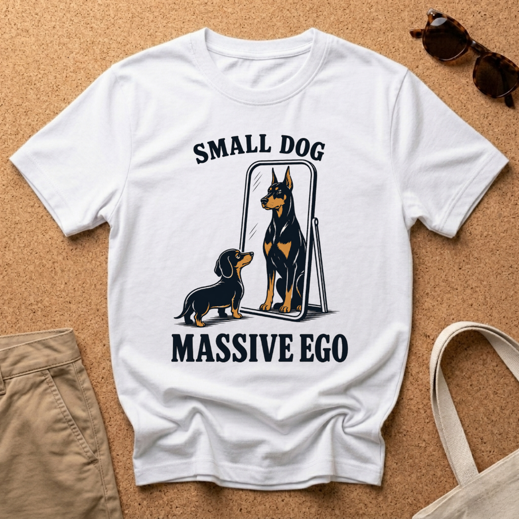 Small Dog Massive Ego T-Shirt