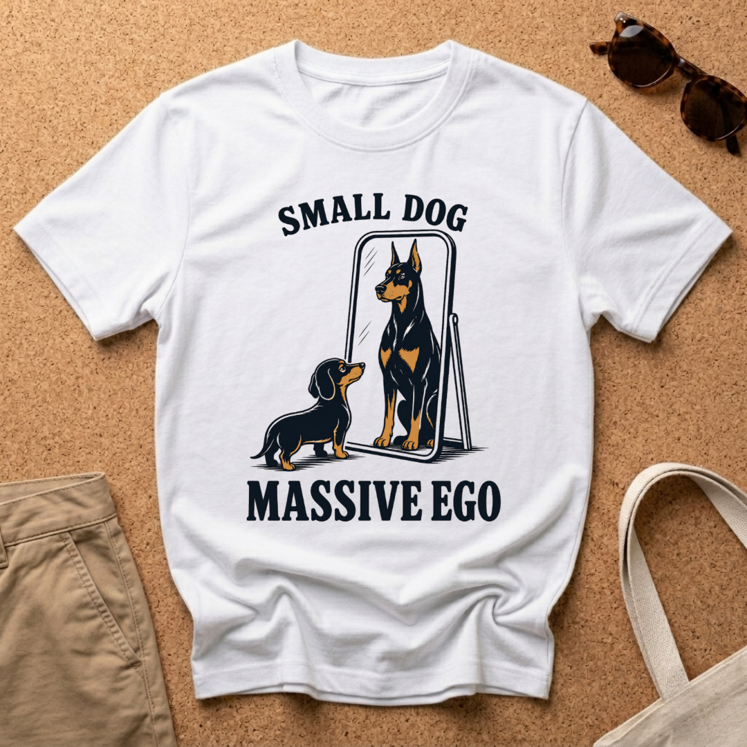 Small Dog Massive Ego T-Shirt