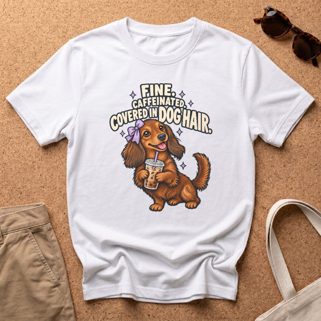 Fine Caffeinated T-Shirt - White